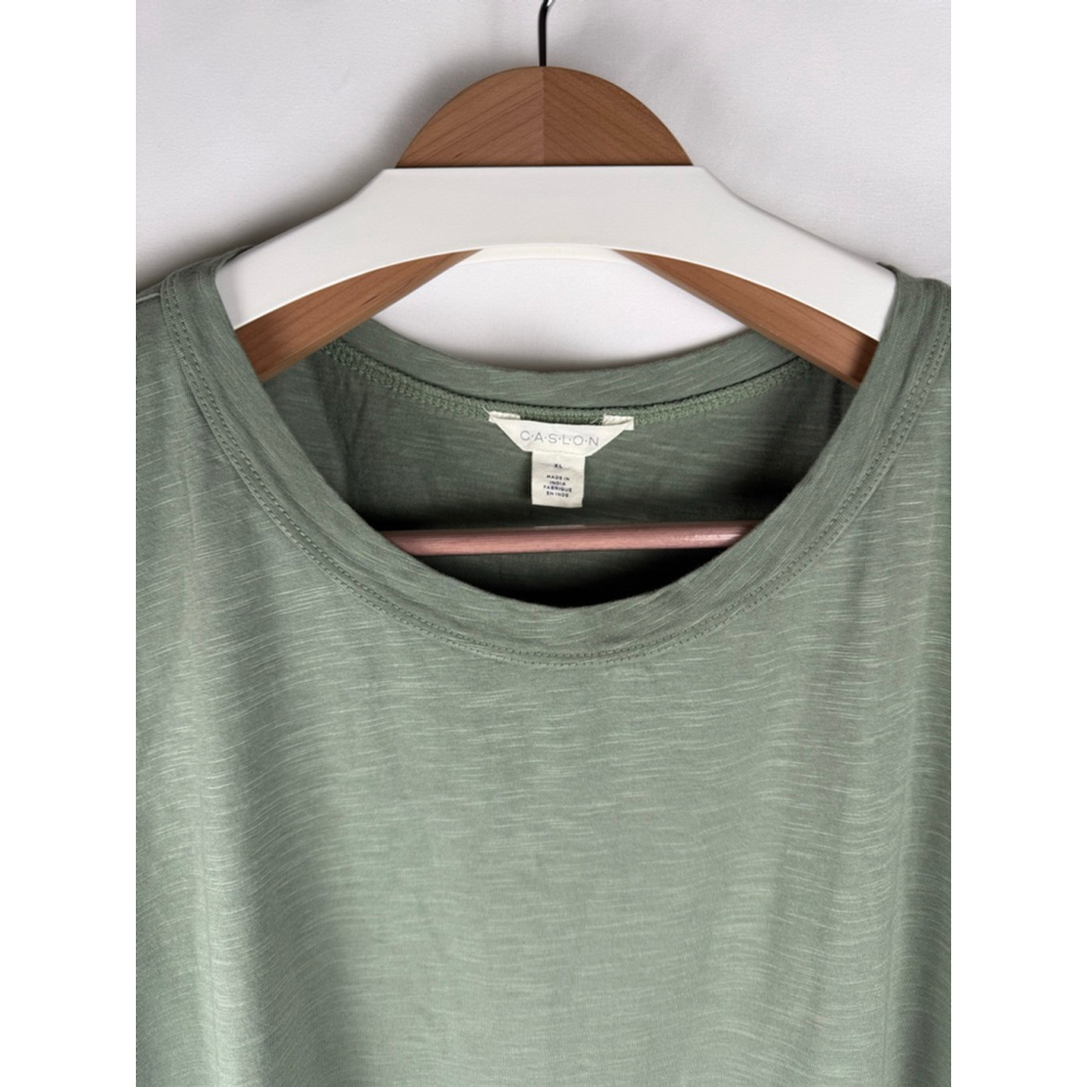 Women's Caslon T-Shirt Green Size XL $10 w/$25 purchase - Picture 2 of 5